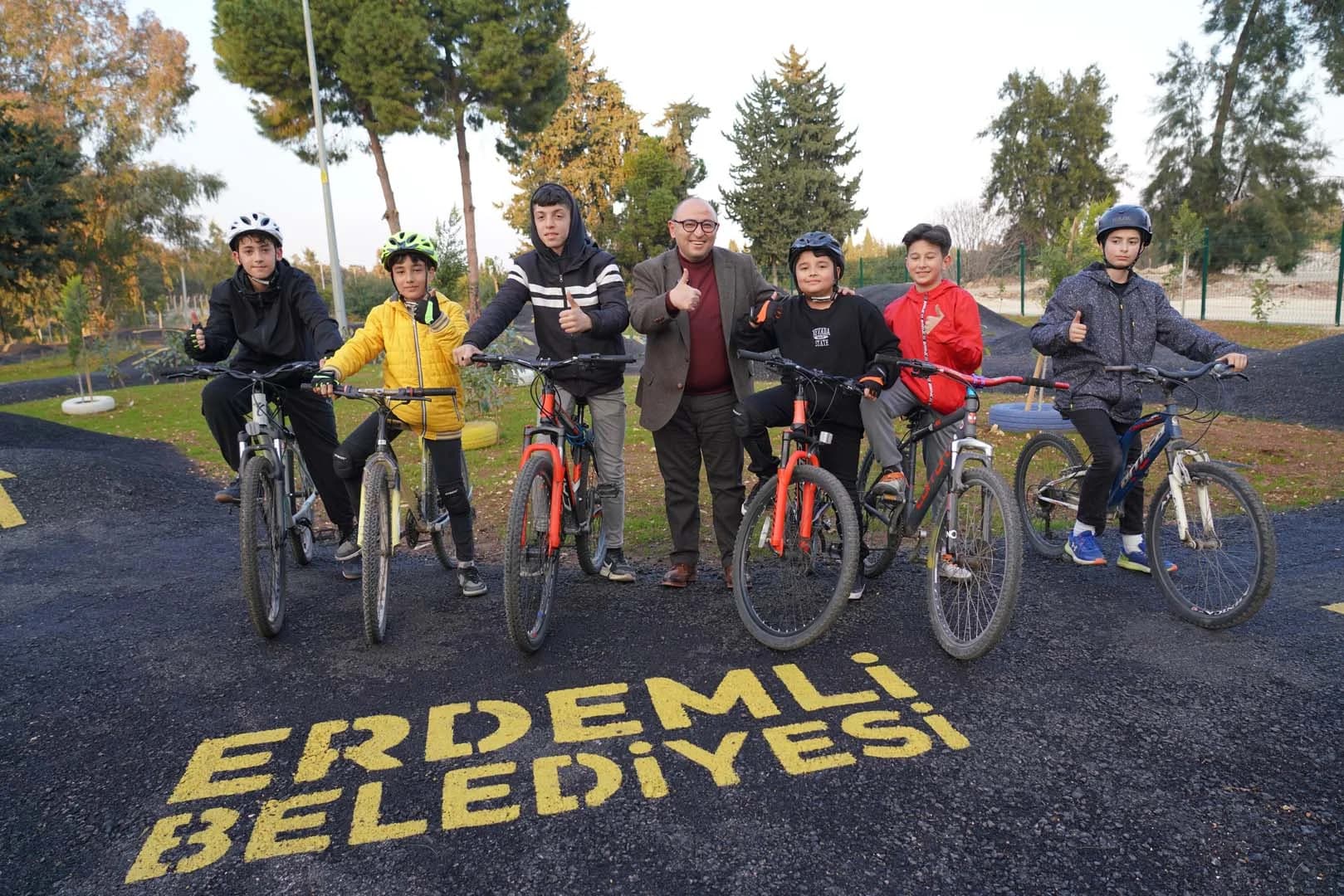 Pump Track Bisiklet Parkuru Projesi Fotoğrafı