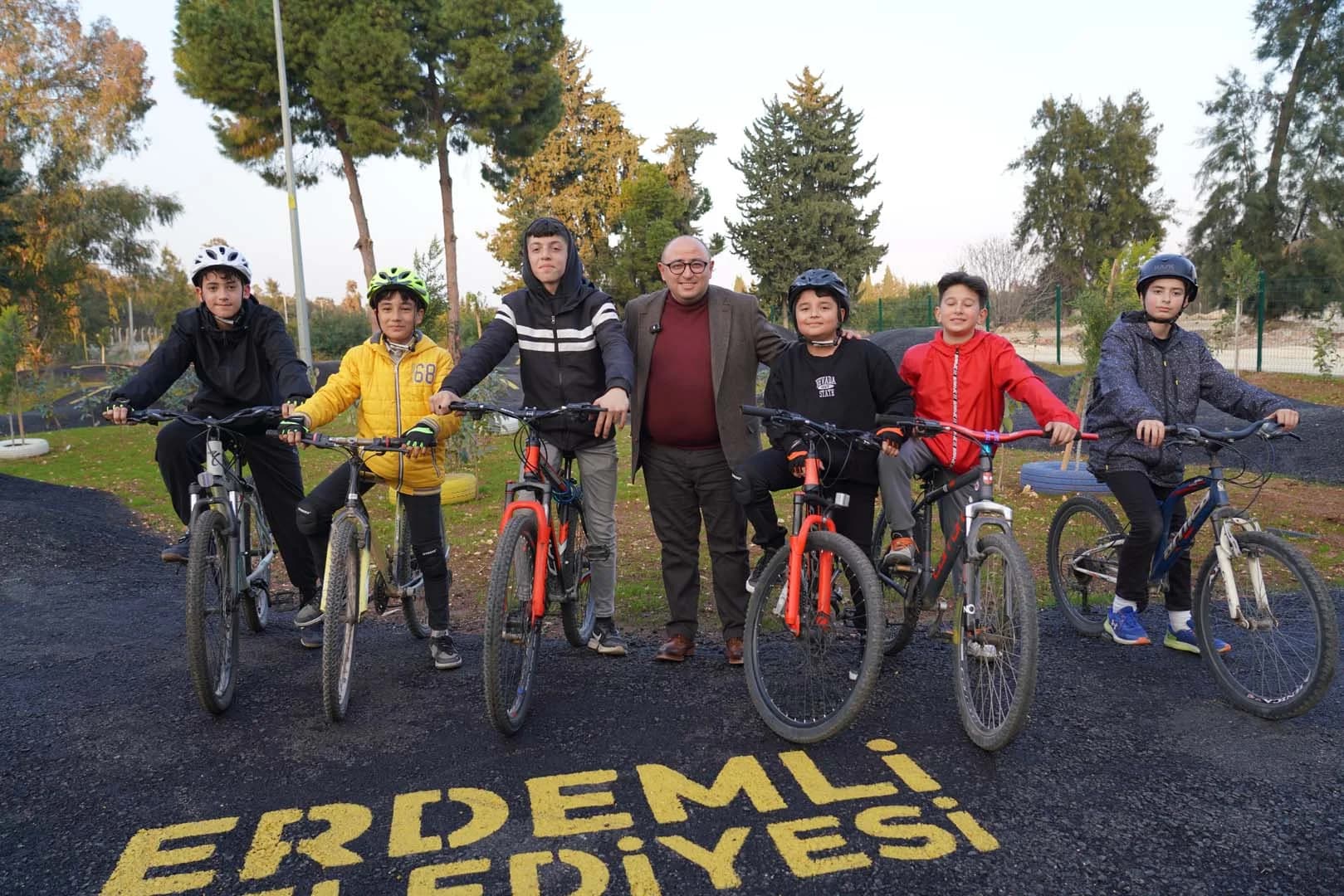 Pump Track Bisiklet Parkuru Projesi Fotoğrafı