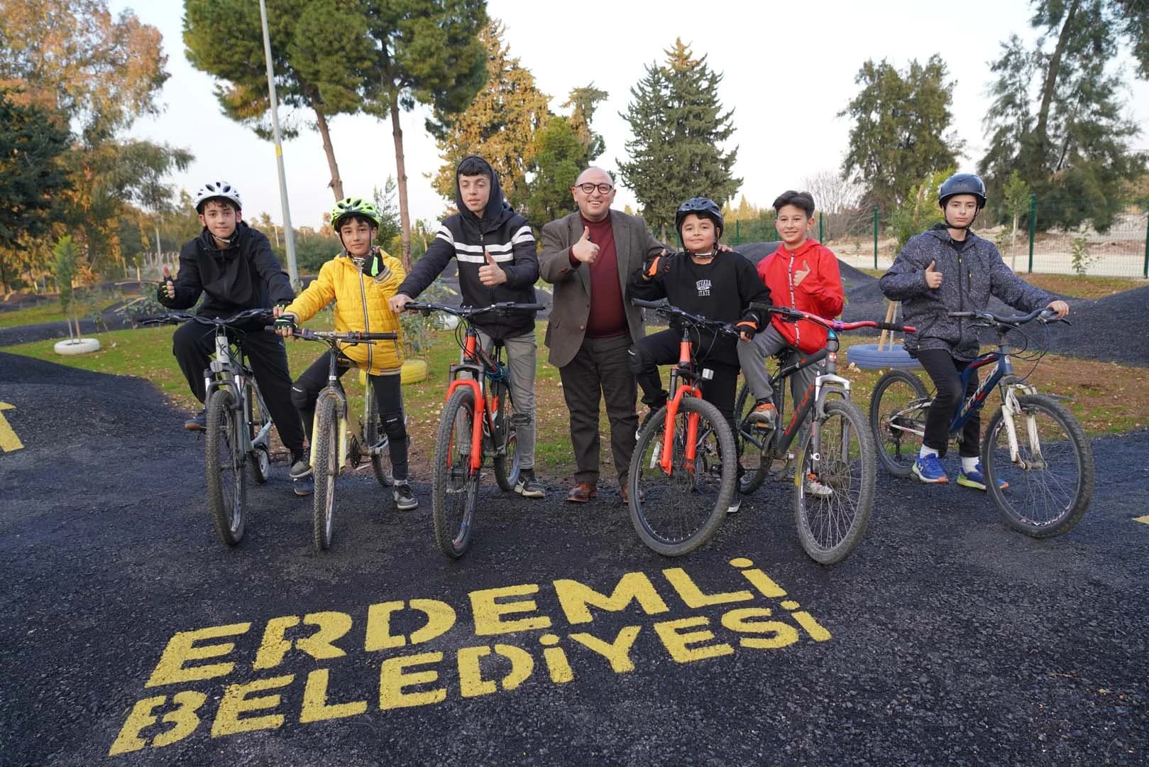 Pump Track Bisiklet Parkuru Projesi Fotoğrafı