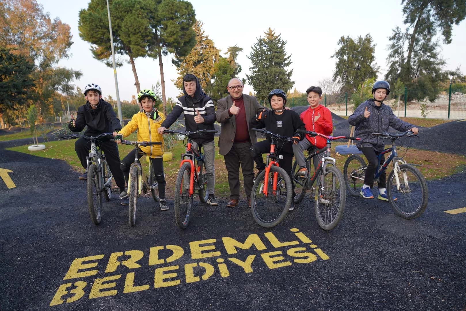 Pump Track Bisiklet Parkuru Projesi Fotoğrafı