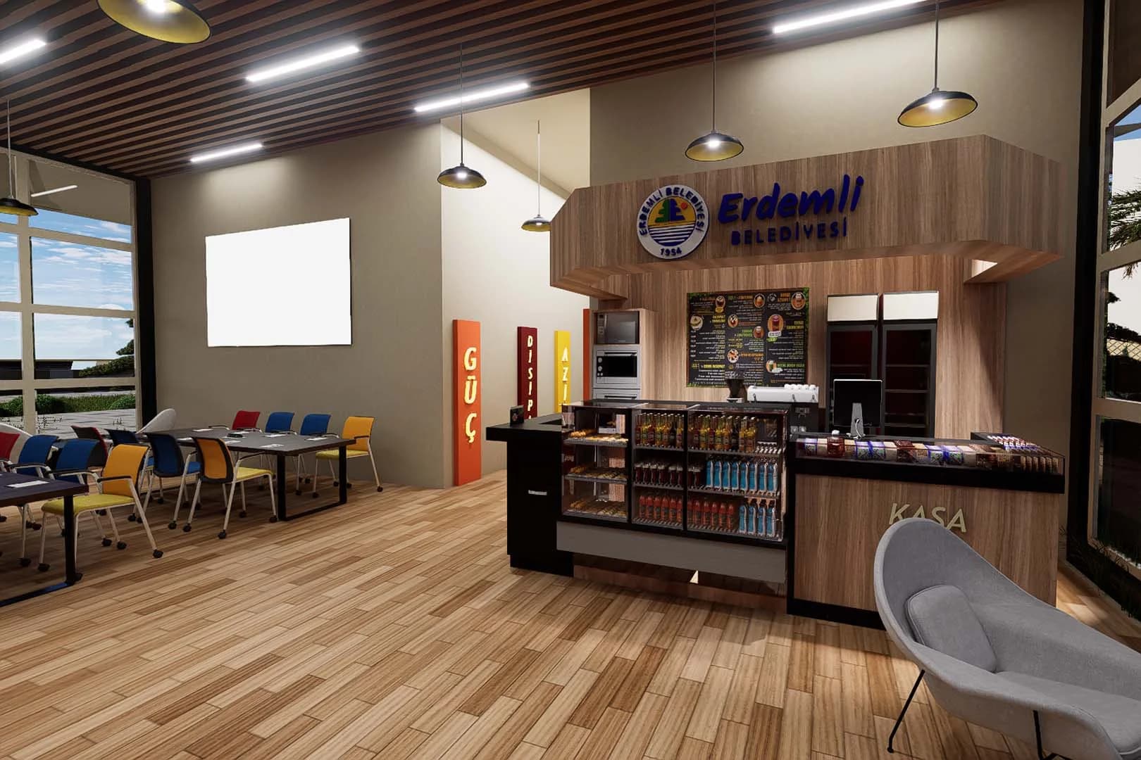 Okuma Salonu Projesi Fotoğrafı
