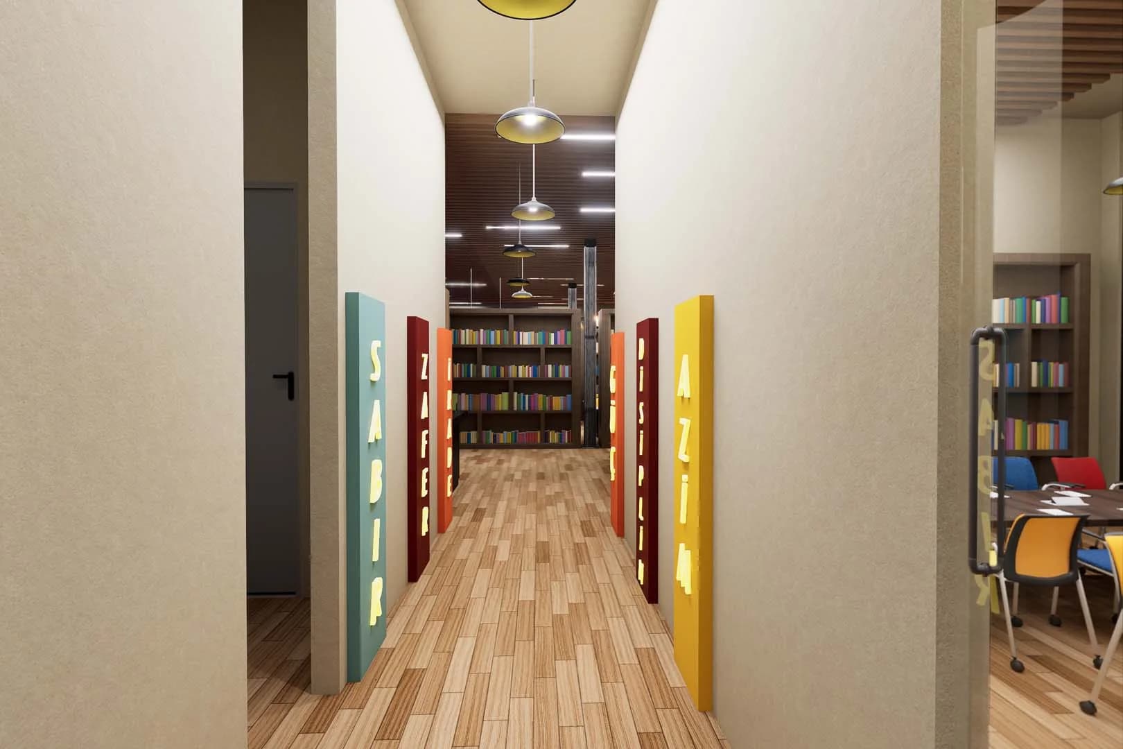 Okuma Salonu Projesi Fotoğrafı